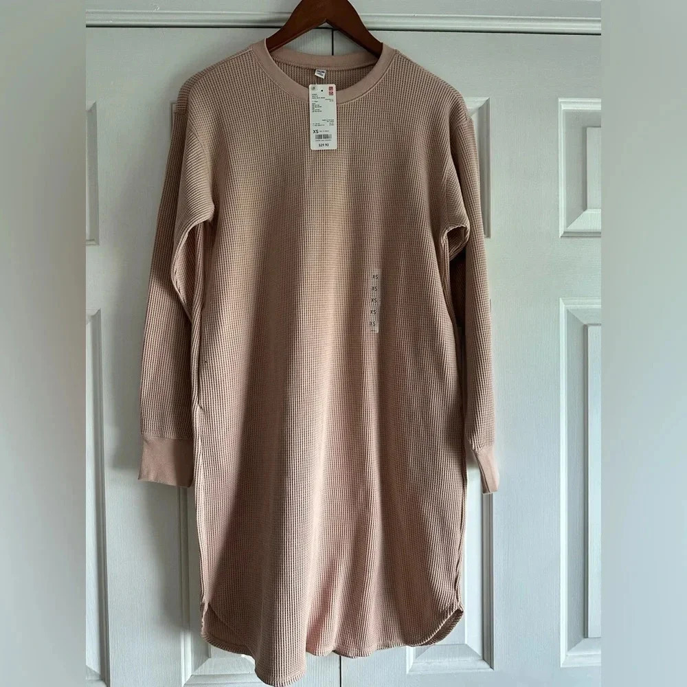 Women’s Waffle Knit shirt dress. NWT Size XS